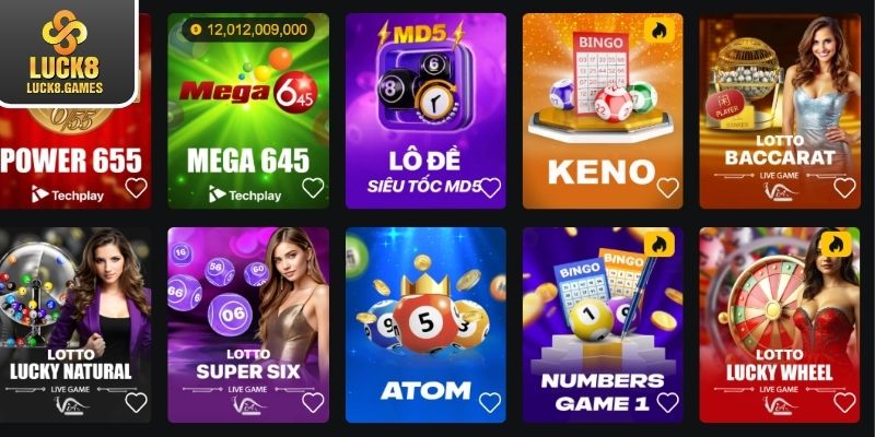 Các loại hình XS được yêu thích nhất tại Luck8