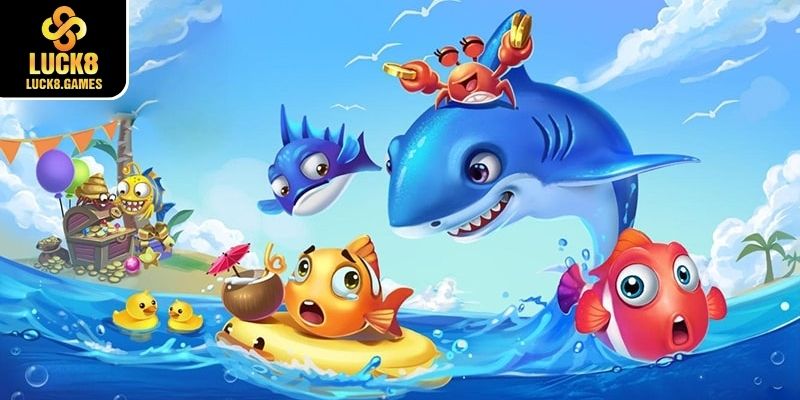 Bắn cá Luck8 có nhiều cấp độ, kho vũ khí phong phú
